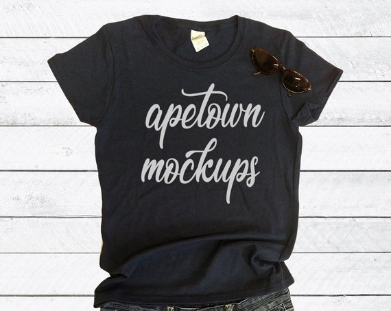 Download Gildan 500 Ladies 5000 Digital G500l - T-Shirt Mockup Psd ...