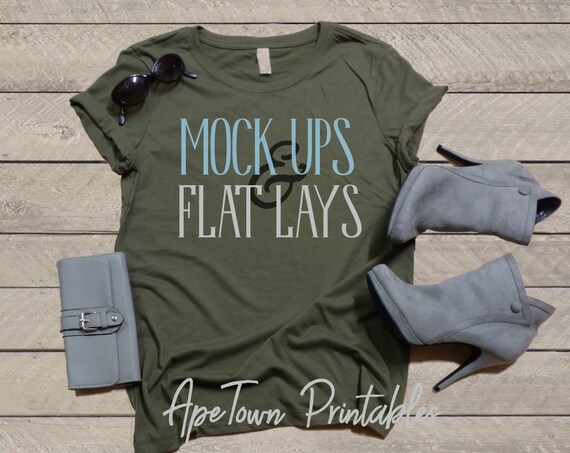 Next Level Ideal Shirt Military Green 1510