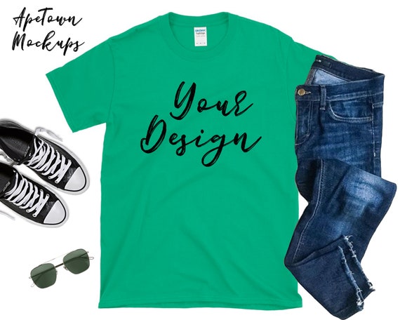 Irish Green Gildan 640 Mens 6400 Digital