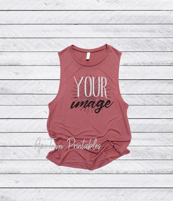 Bella  Canvas Ladies Flowy Scoop Muscle Tank