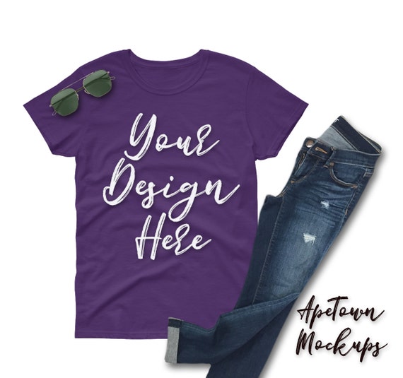 Gildan 5000 500 Womens Digital G5000lpurple