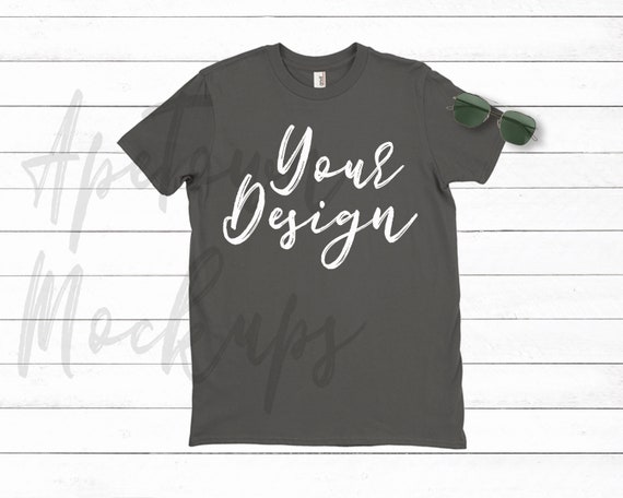 Anvil 980 Shirt Mockup Smoke Shirt T-Shirt Mockup