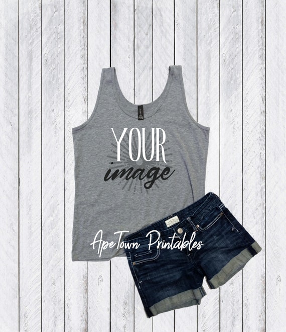 Anvil 2420l 2420 Ladies Stretch Tank Heather Anvil 2420l 2420 Ladies Stretch Tank Heather