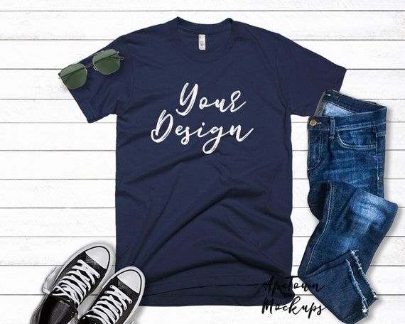 American Apparel Aa  2001  Navy  Unisex