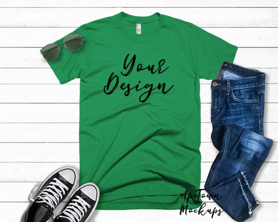 American Apparel Aa 2001 Kelly Green