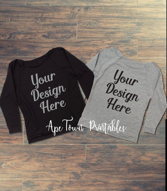 Download Digital Black Grey Next Level Ladies French Terry Scoop ...