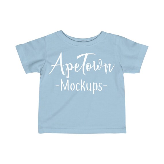 Download Free Light Blue Toddler Infant-Shirt Rabbit Skins Mock ...