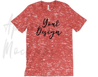 Download Free Bella Canvas 3650 Red Acid Wash Mock Up Unisex Short Sleeve Mockup Shirt Flat Lay White Background Shirt Mock Up All Free Mockup Vector PSD Mockup Template