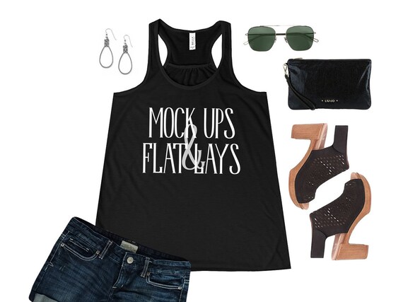 Bella And Canvas 8800 Black Mockup Bella And Canvas 8800 Black Mockup