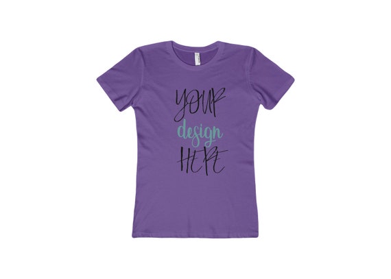 Purple Next Level 3900 T-Shirt Flat Lay Mockup Purple Next Level 3900 T-Shirt Flat Lay Mockup