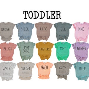 100% Polyester Toddler Shirts, Child T-Shirts, Many Colors, Sublimation Shirt Blank, Colored Shirts for Sublimation