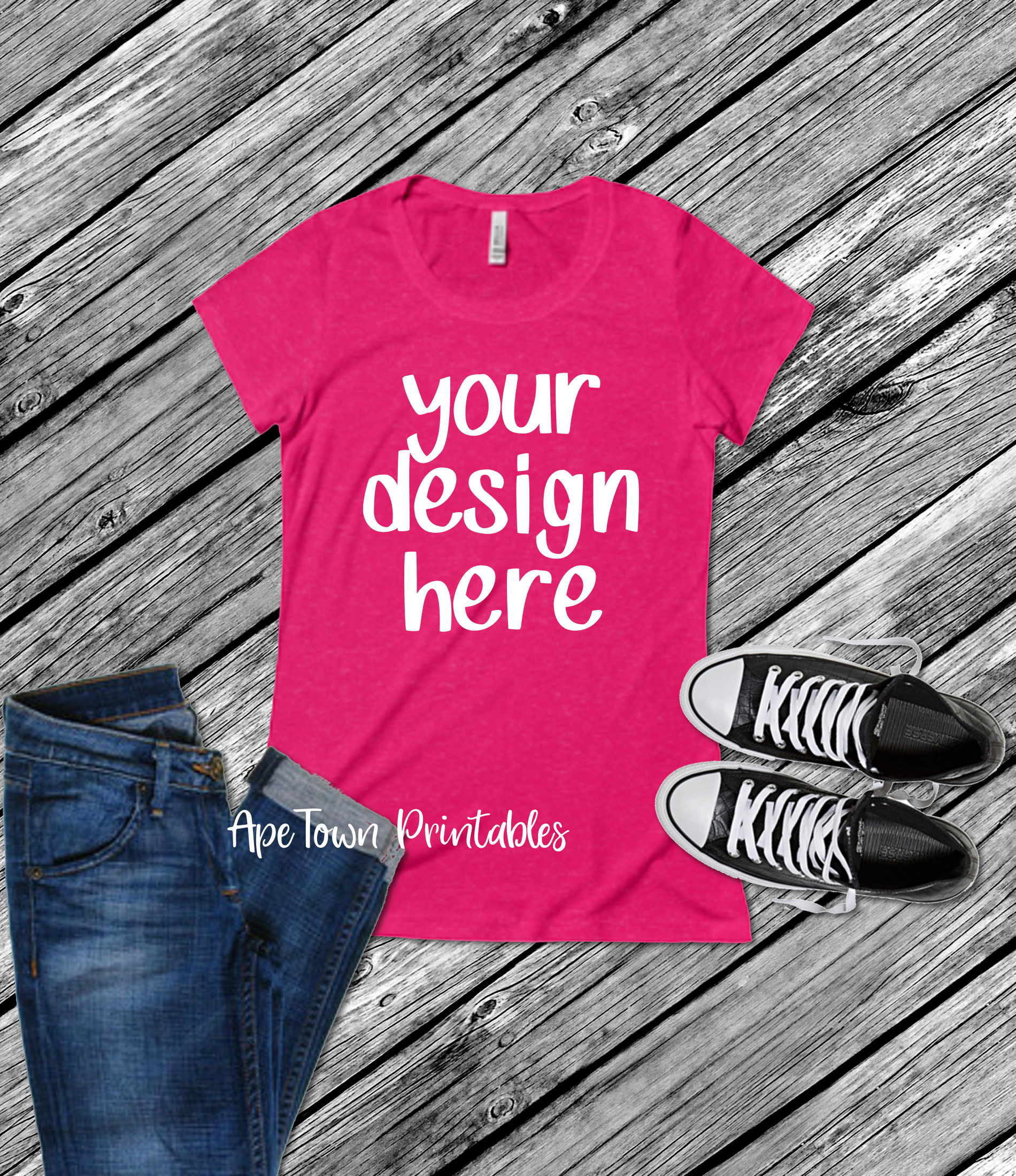 Download Blank Pink T-Shirt Flat Lay Mockup Digital Clothing Mock up | Etsy