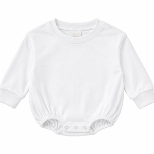 Long Sleeve Baggy Bubble Romper – 95% Polyester Decoration Blank