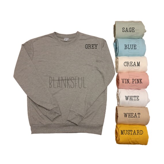 Adult Blank Sublimation Sweatshirt 