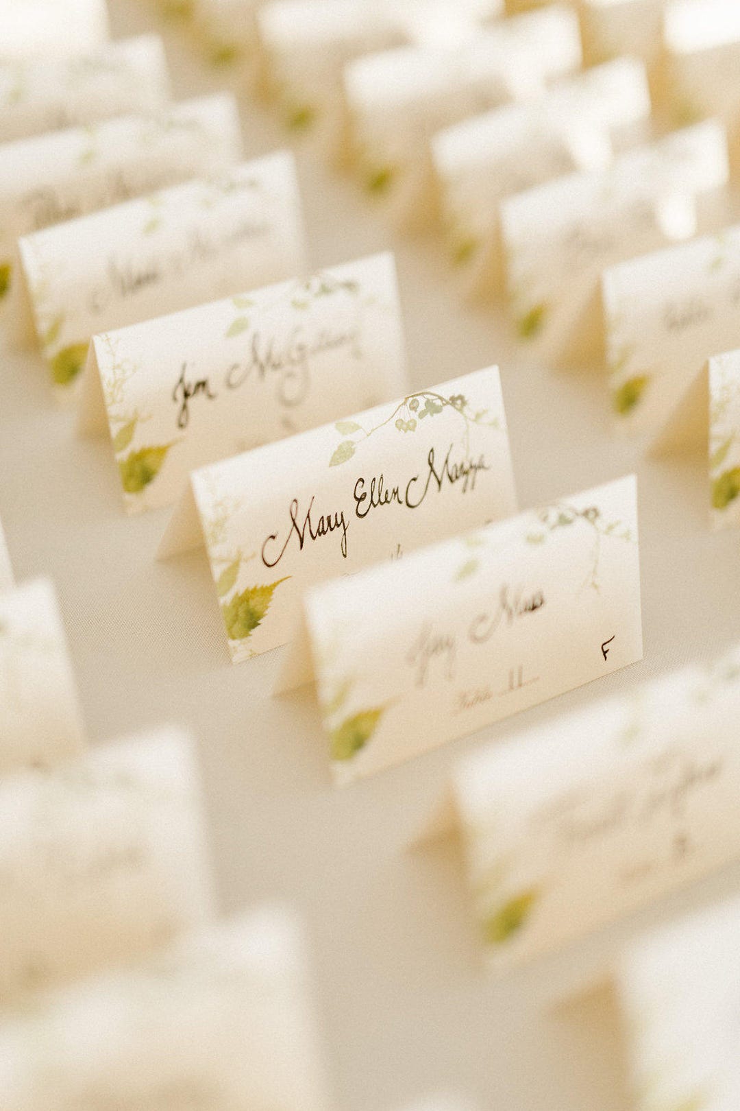 Handwritten Place Cards Etsy