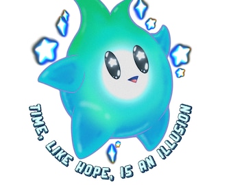 Depressed Star Child Sticker