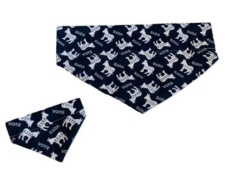 Election Vote 2020 Political Statement Dog Accessory Fauci Cuomo Dog Bandana Anthony Fauci