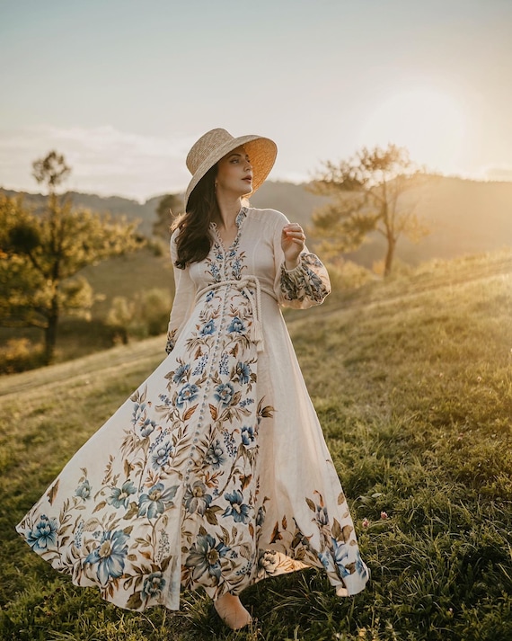 Floral Cottagecore straw hat wide brim Women Sun Hat Wide Brim Straw Hat with Lace Ribbon Packable  main image 3