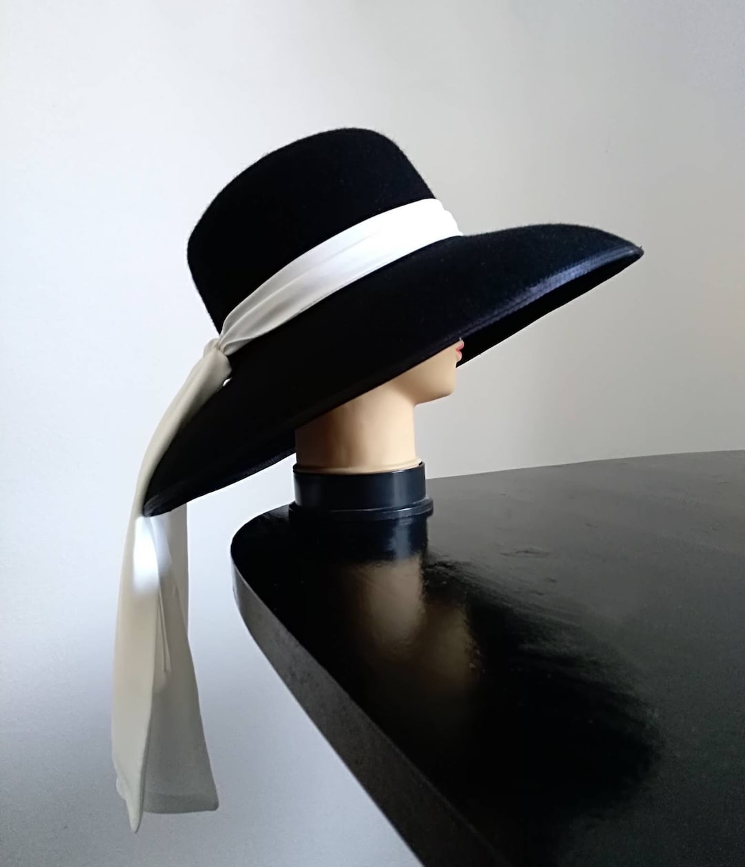 HAT Hand blocked and individually shaped import 100% wool Bryson Wool Felt Fedora Hat–100% Wool, Wide Brim, Water  main image 4