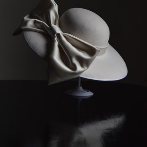 Princess Hat - Wool Felt & Satin Bow