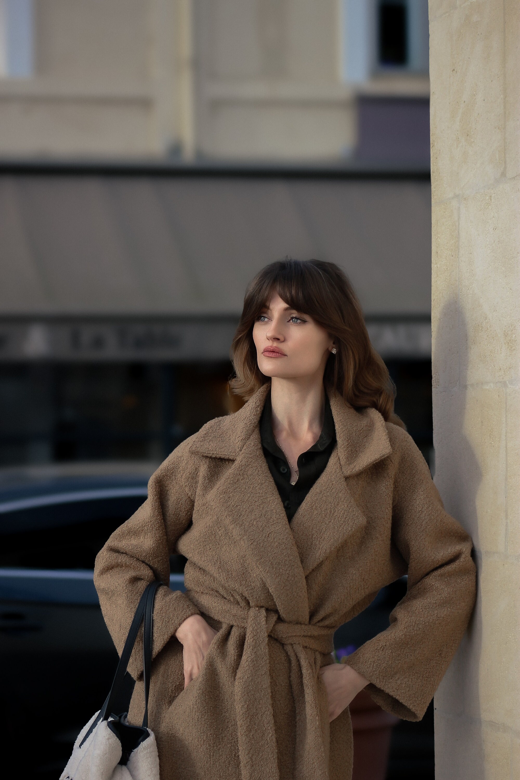 Elegant Bit Bouclé Coat ミストレアス Elegant Bit Bouclé Coat 三上 