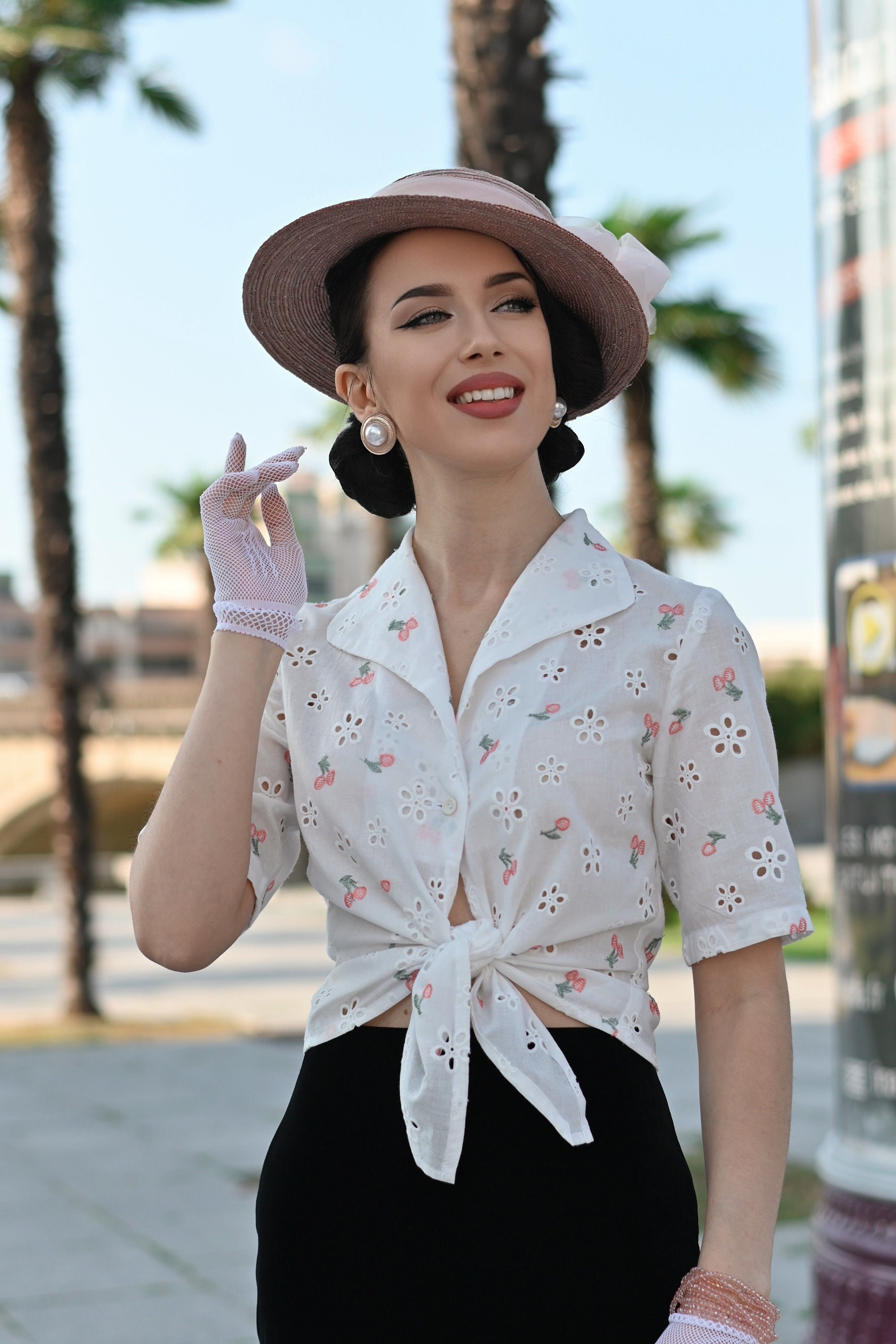 Blusa de online cerezas