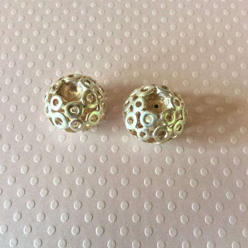Silver Circles Beads