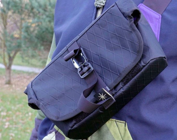 EVERYDAY BAG 2.0 , Roll Top Messenger Bag with AustriAlpin Cobra® & Fidlock® Buckle // Techwear Sling Bag // X-PAC™ VX21