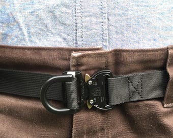 Nylon Belt with 1" Quick Release COBRA® buckle // techwear snowboard streetwear skateboard hiking EDC PALS molle tactical