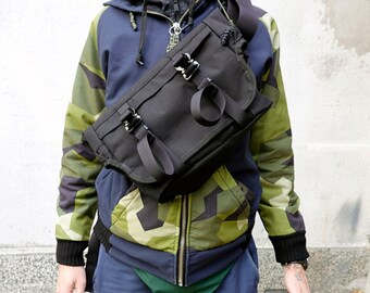 EVERYDAY BAG 3.1 + MOD 1 (or 3.1 w/o +mod 1), Messenger Bag with Cobra® Buckles // Techwear SlingBag Travel // Custom Colors