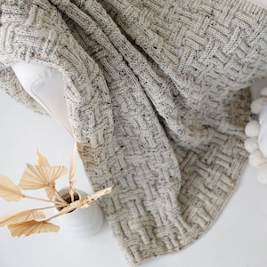 Fine Knit Blanket Etsy