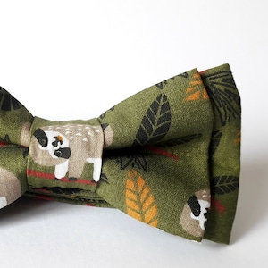 Animal bow tie / Boys Bow Tie Pre-tied Bow Tie For Boys / Kids Bow Tie /Men&#39;s Bow tie / Christmas bow Tie / Self Tie Bow Tie / Skinny Tie