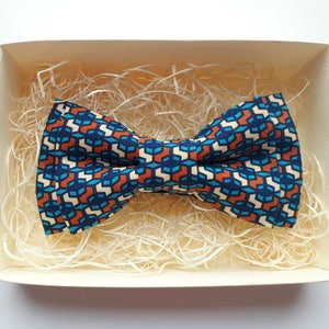Mens Bow Tie Pre-tied Bow Tie For Men / Blue bow tie / Colorful bow tie / Boys Bow Tie / Rainbow bow tie / Self Tie Bow Tie / Skinny Tie