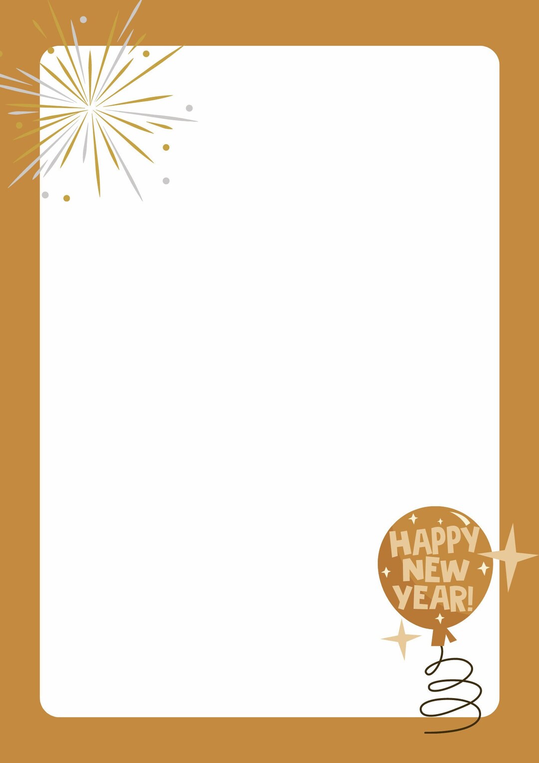 New Year Notebook Paper Digital Download - Etsy