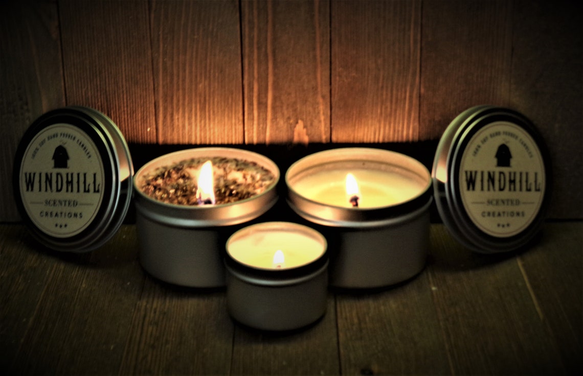 Citron & Mandarin Scented Soy Candle Available in 6oz and 8 Oz Etsy