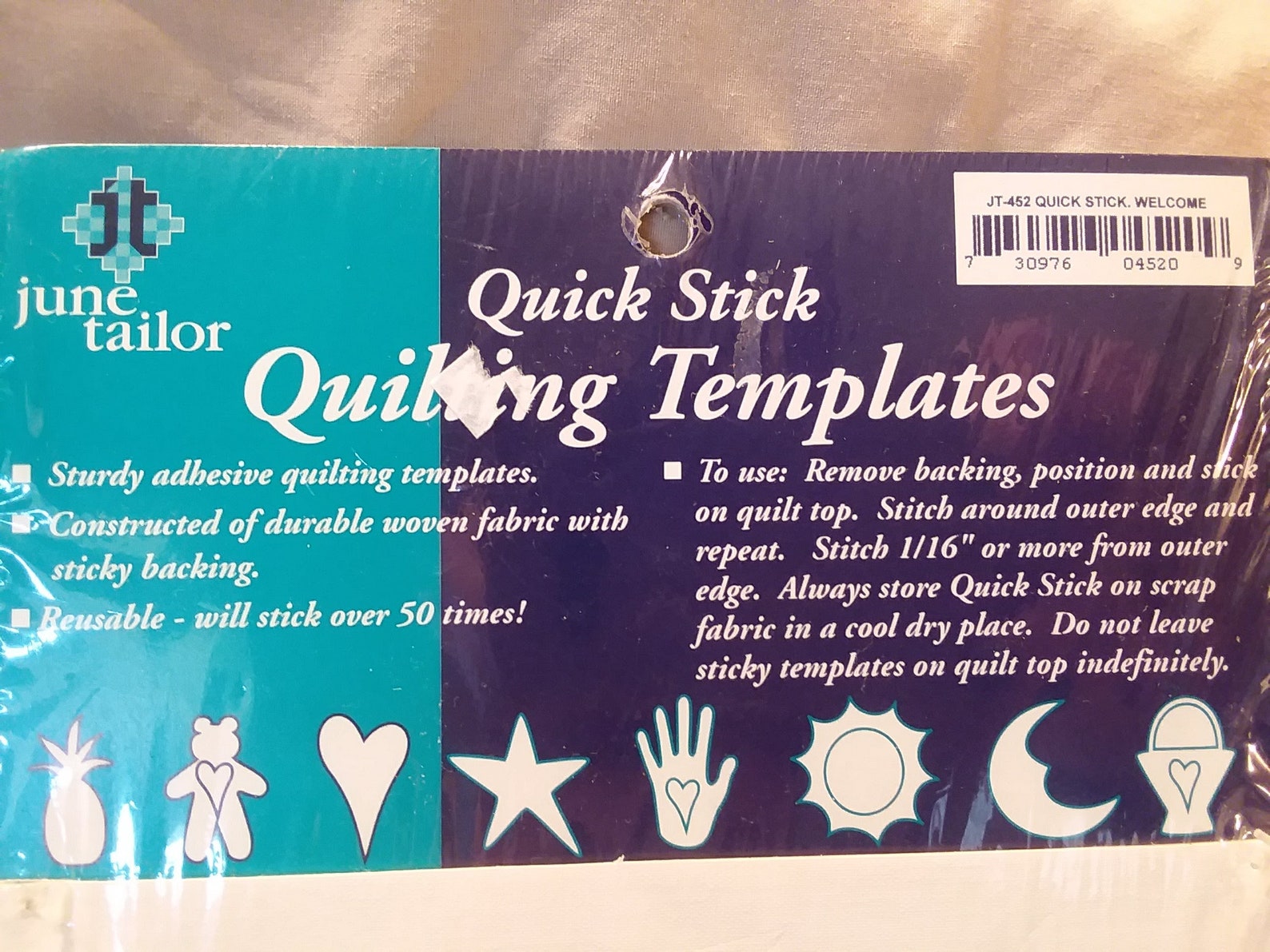 June Tailor Quick Stick Quilting Templates Etsy