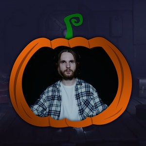 Sovrapposizione webcam animata di zucca di Halloween su Twitch, cornice webcam, sovrapposizione facecam, bordo webcam, sovrapposizione webcam su Twitch