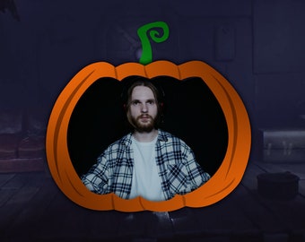 ハロウィンかぼちゃアニメーションウェブカメラオーバーレイ - Twitchストリームフェイスカム