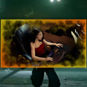 Webcam Overlay Twitch | obs | streamlabs | Animated facecam frame | Rectangle | fire effect | moving flames