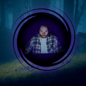Webcam Overlay Twitch Circular | facecam frame | camera border | obs | streamlabs | animated | spinning vortex