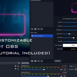Webcam Overlay Twitch | Obs | Streamlabs | Animated Facecam Frame ...