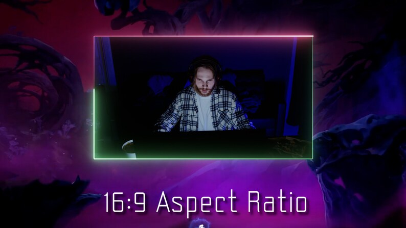 Webcam Overlay Twitch | Obs | Streamlabs | Animated Facecam Frame ...