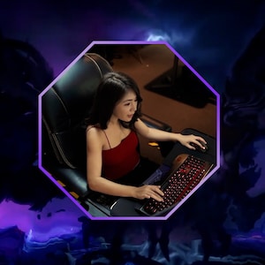 Webcam Overlay Twitch | obs | streamlabs | Static facecam frame | Custom Shape | Polygon