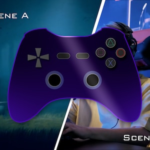 Stinger Transition | obs | twitch | stream | Gamepad animated | for Youtube, Facebook etc