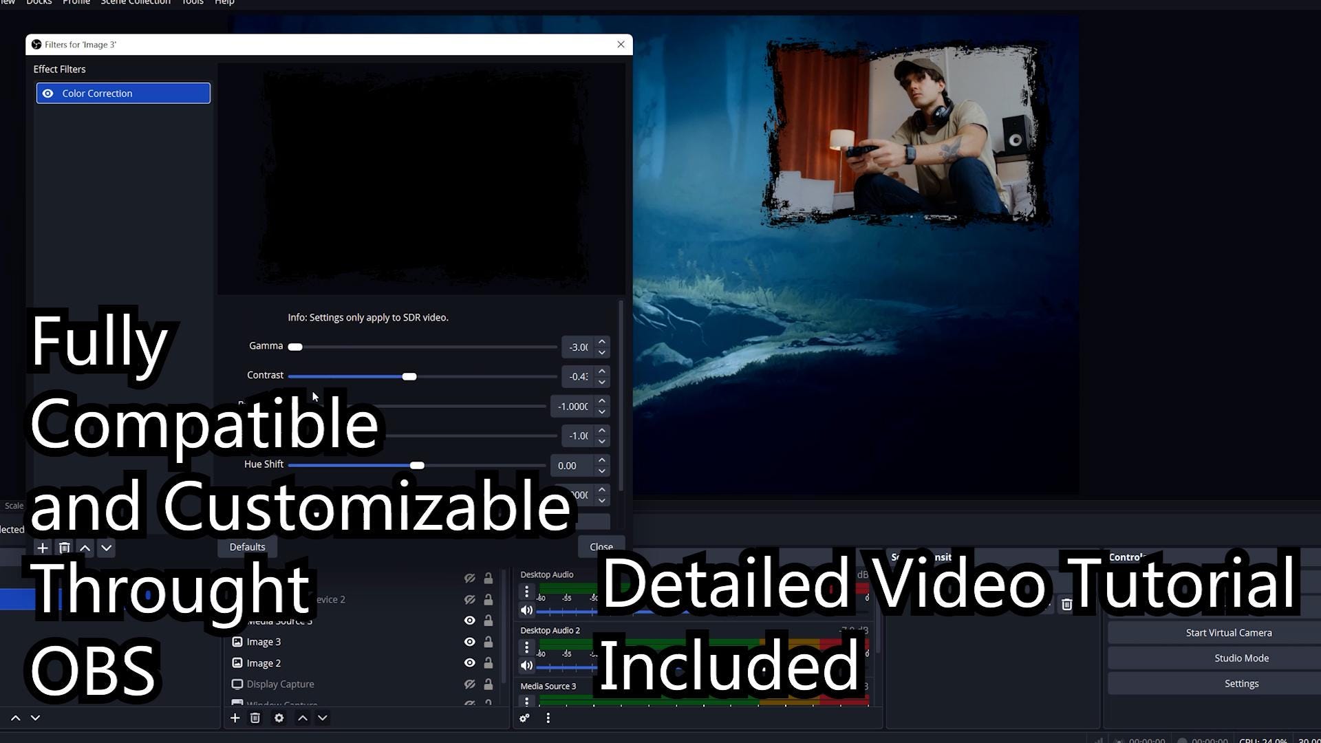 Webcam Overlay Twitch | Obs | Streamlabs | Animated Facecam Frame ...