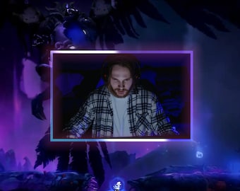 Webcam Overlay Twitch | obs | streamlabs | Animated facecam frame | Rectangle | smooth, slow motion