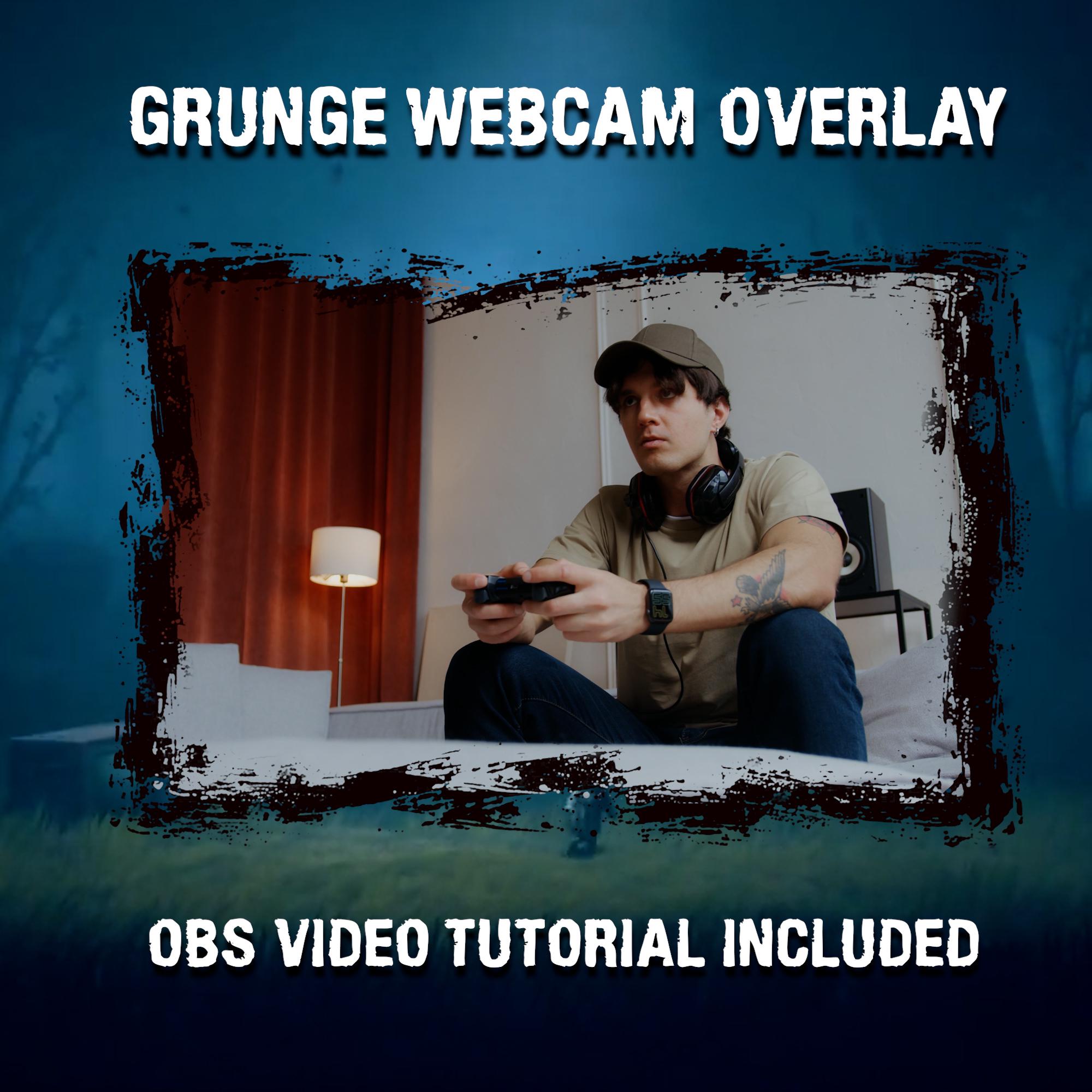 Webcam Overlay Twitch | Obs | Streamlabs | Animated Facecam Frame ...