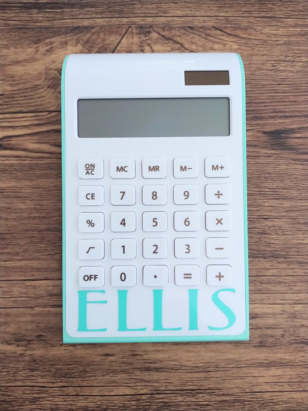 Custom Calculator for Budgeting/ Teal / Multiple Fonts/ Budget System ...