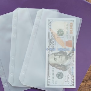 A6 cash envelop zonder ritssluiting/A6 kassasysteem / budgetplanning / budget envelopsysteem/ enveloppen voor aangepaste vinyllabels