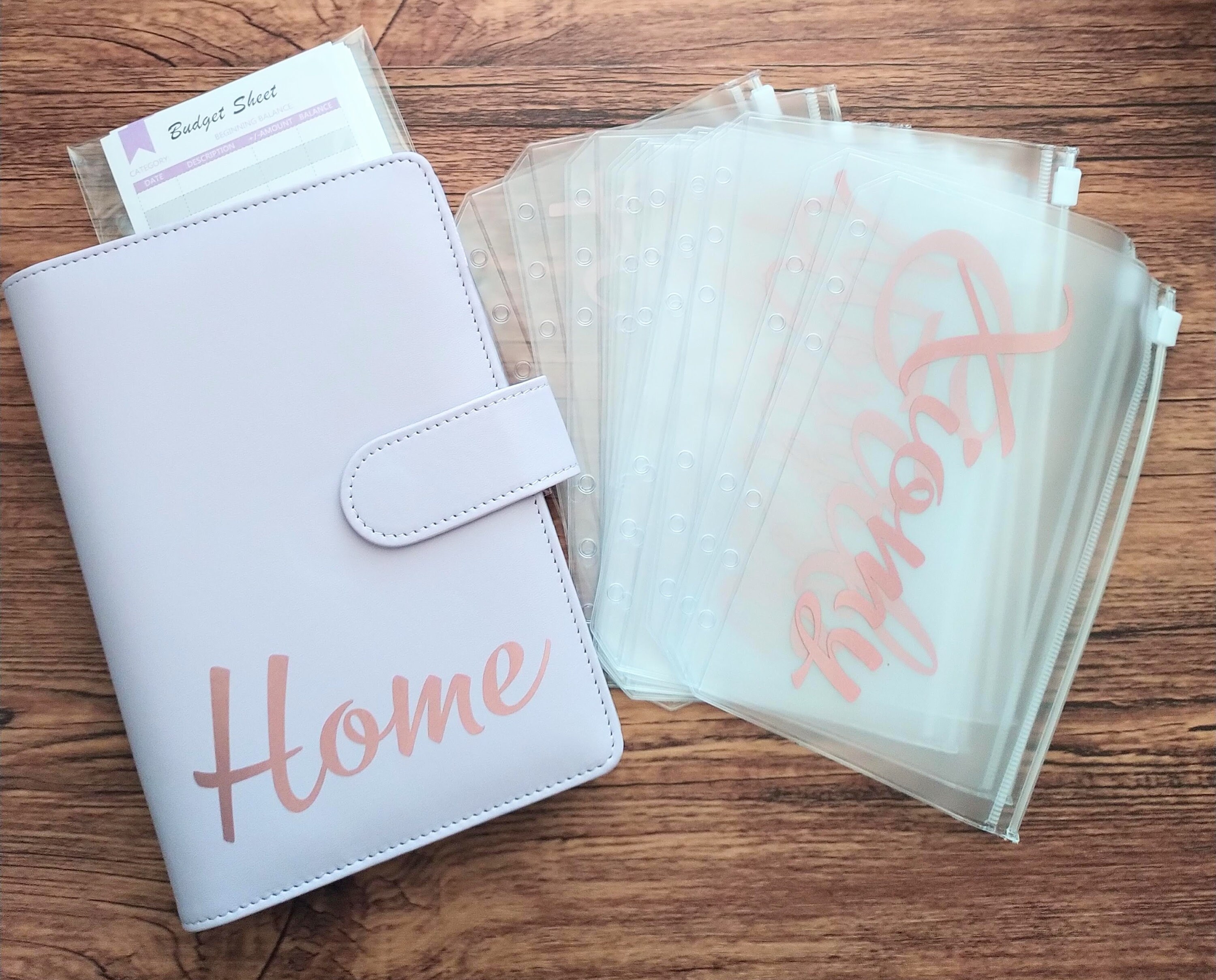 A6 Binder Budget Money Organizer With 12 Cash Envelopes, Cash Envelopes For Budg